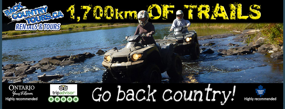 1700km of back woods trails for your atv adventure