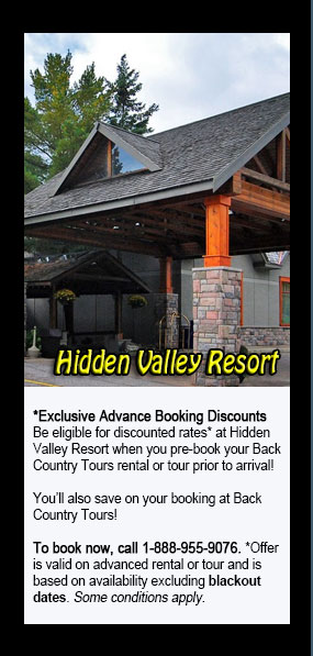 Back Country Tours Snowmobiling at Hidden Valley Resort Muskoka