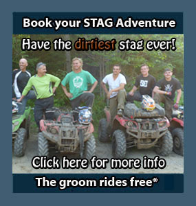 Stag Events Back Country Tours ATV Snowmobile specialists in Ontario