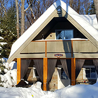 cottage rental with atv snowmobile or jet ski muskoka haliburton