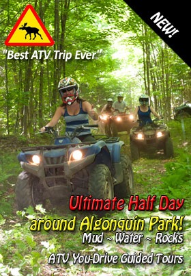 ultimate atv tour muskoka and algonquin park ontario